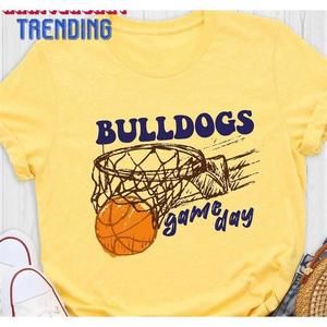 Bulldogs Basketball Shirt Tshirt Classic Unisex